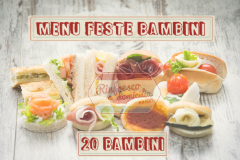 MENU 20 BAMBINI CON TORTA