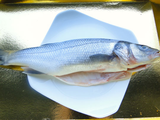 Spigola al forno